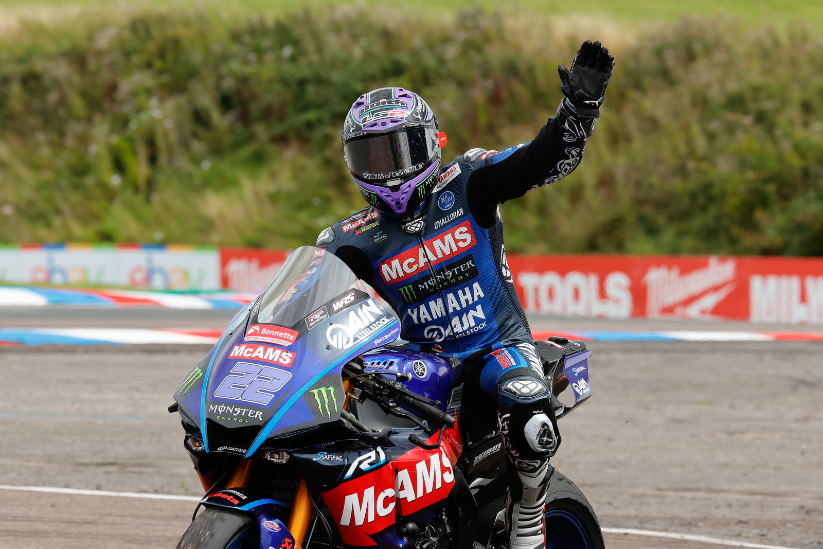 Thruxton, 2023, O'halloran , Podium, Race two, BSB, British Superbikes, Vickers, Nesbitt